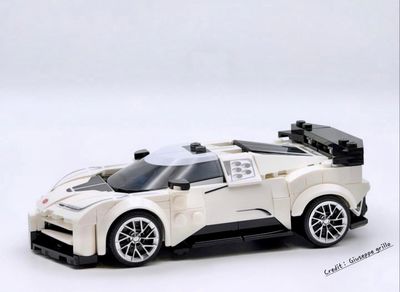 4x Lamborghini Hypercar Bugatti Centodieci set 77240 (wide).