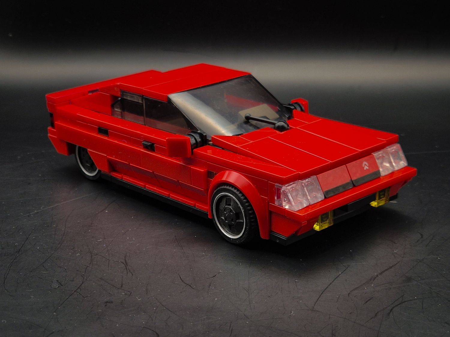 Set Citroën Bx GTI rouge / red ( création GT CREA CARS)