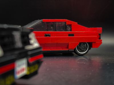 Set Citroën Bx GTI rouge / red ( création GT CREA CARS)