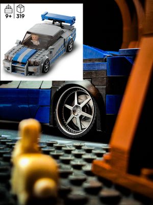 4x Nissan Skyline GT-R (R34) 2 Fast 2 Furious, rims + separate disc (requires 5810 tires)