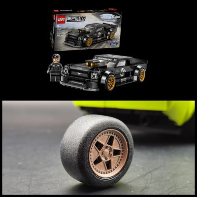 4x Wheel Trims for Ken Block's 1965 Ford Mustang Hoonicorn V1 set 77262 (compatible with the rims supplied with the set)