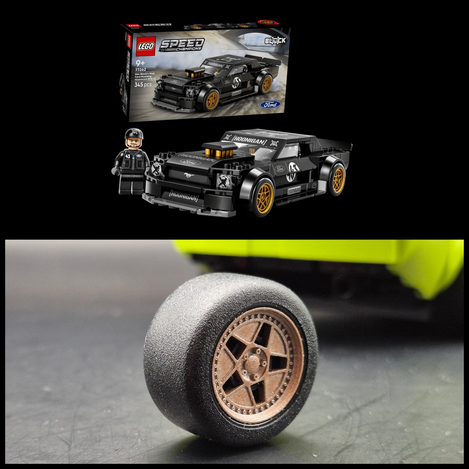 4x Wheel for Ken Block's 1965 Ford Mustang Hoonicorn V1 set 77262