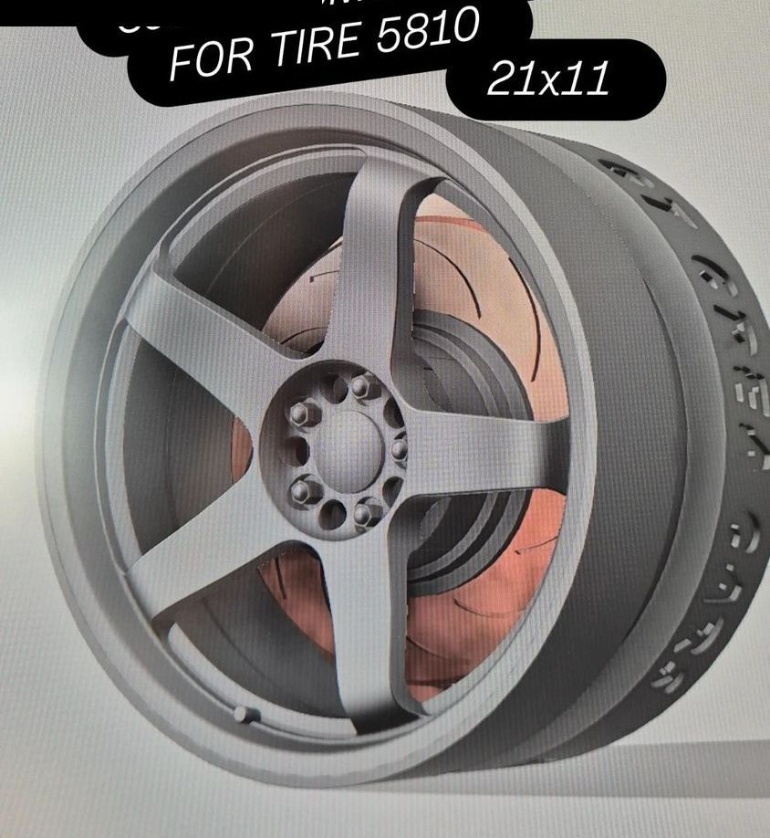 4x Nismo LMGT RIMS  2-part brake disc requires 5810 tires (Creation Gt Créa Cars)