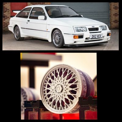 MIT DEFECT 4 X FELGEN ford rs 500
