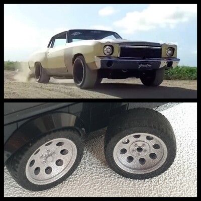 MIT DEFECT 4 X FELGEN Monte Carlo  Fast and Furious