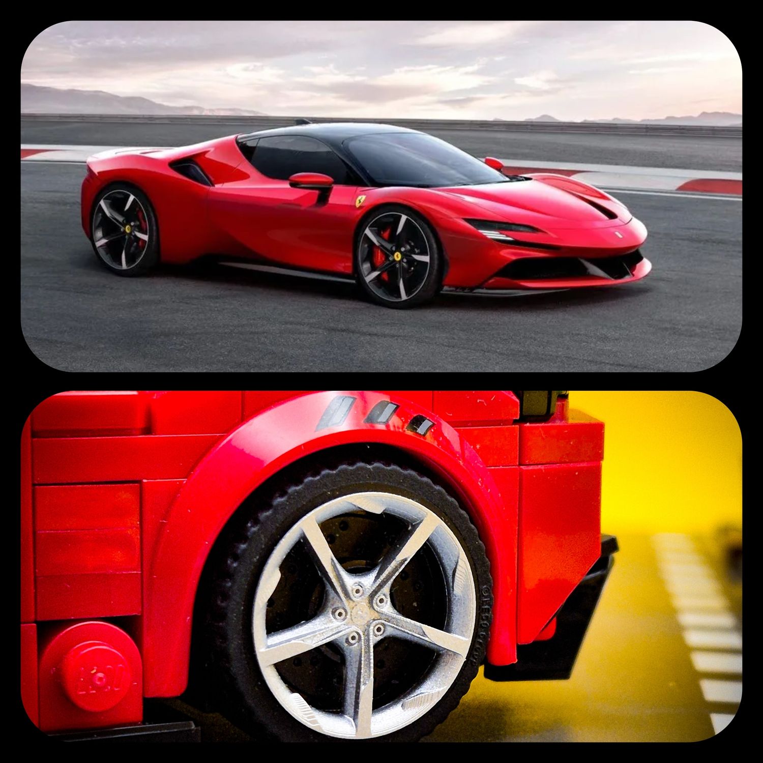 4x  hubcaps Ferrari SF90