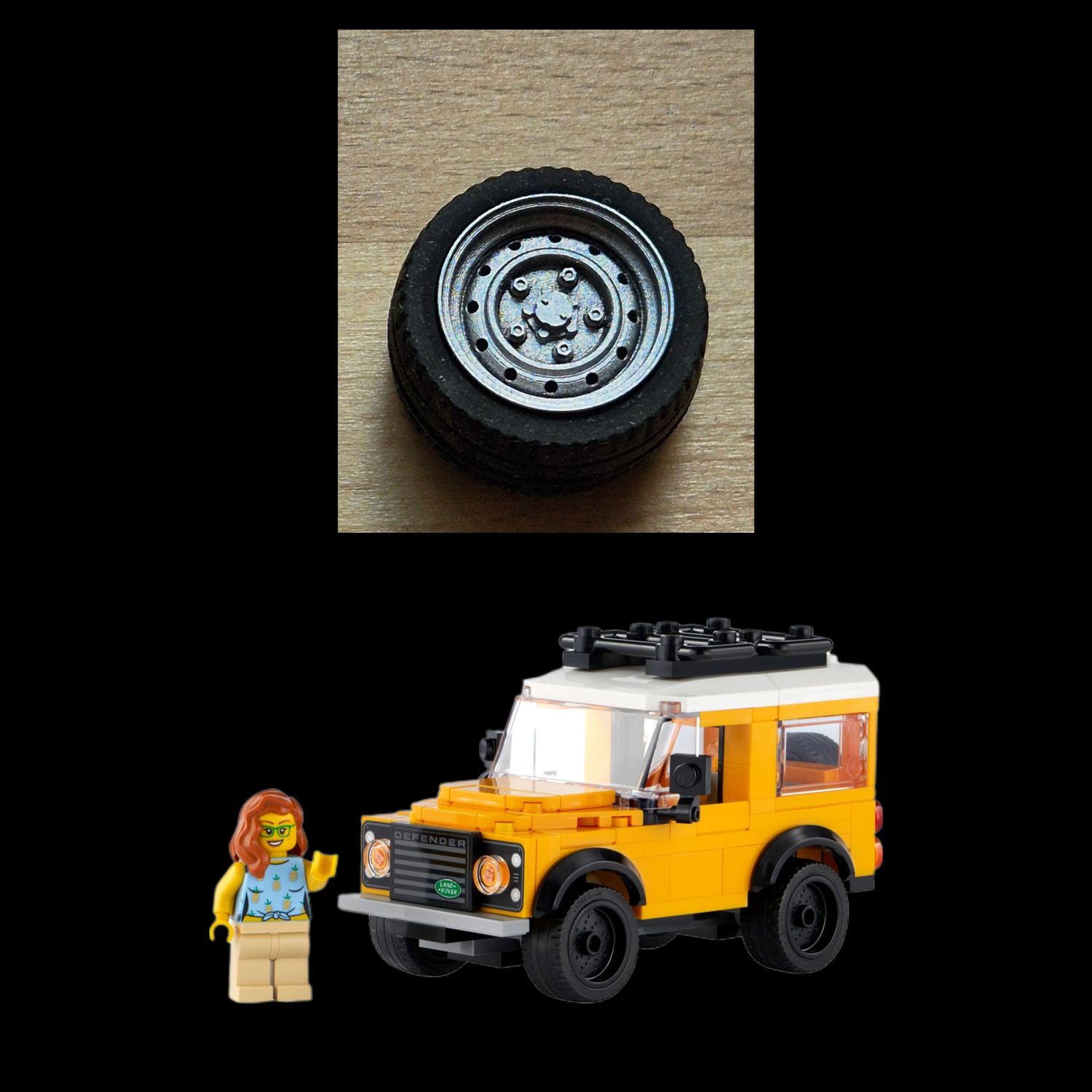 4x   Land Rover Classic Defender set Lego 40650