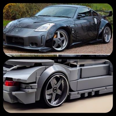 4x RX37 Nissan 350z Fast&amp;Furious, "rims, 3-piece disc" (requires 5810 tires)