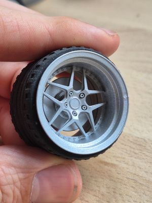 Set of 4 Blitz 03 30x20 two-piece wheels (rim/disc) for 37 / 42-inch diameter tires.