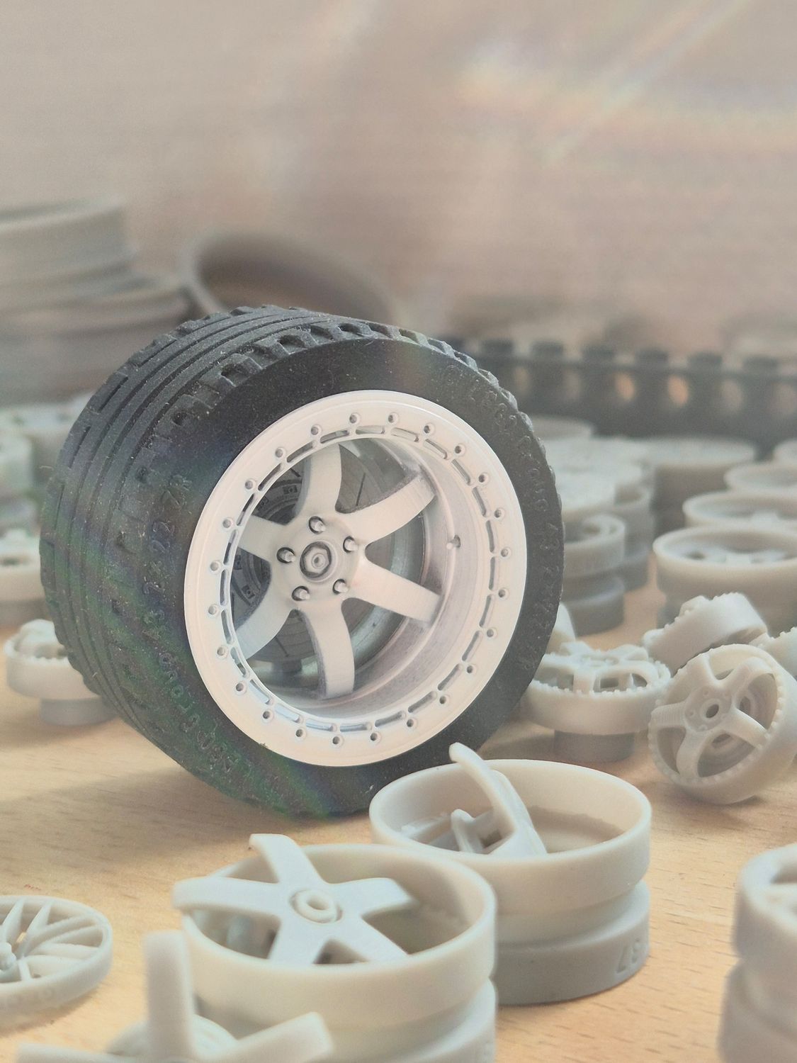 4 x 30x20 HOONITRUCK  rims, 2-piece design (rim/disc).