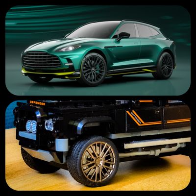 Aston Martin DBX 707 Set of 4 wheels, discs, and specific tires (total diameter 33x14)