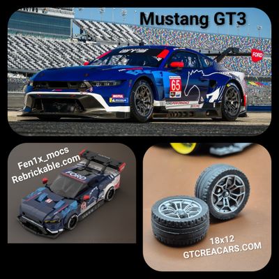 4x Mustang GT3 Wheels and Discs separate