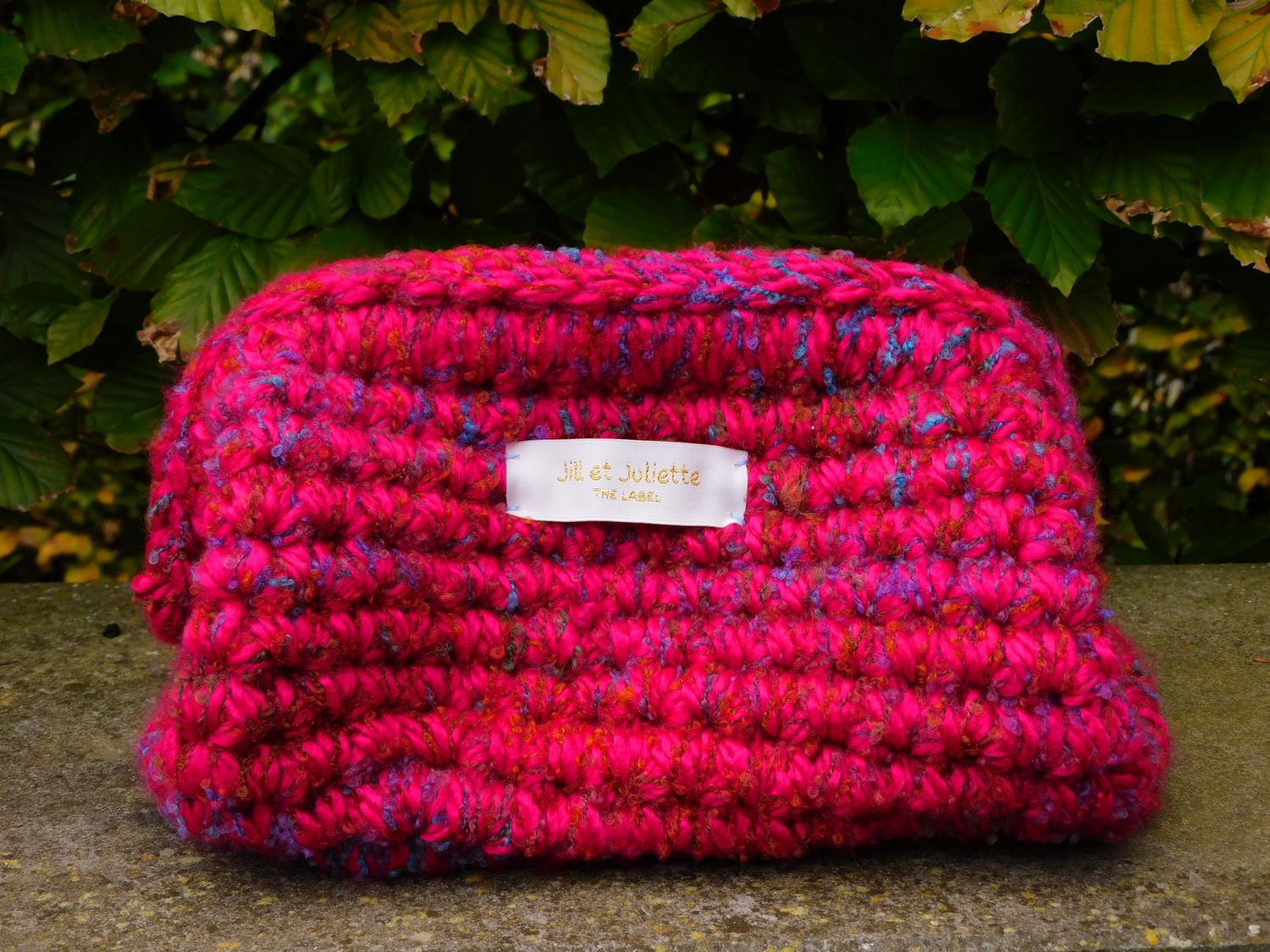 Recycled Ruby tas - fuchsia - small