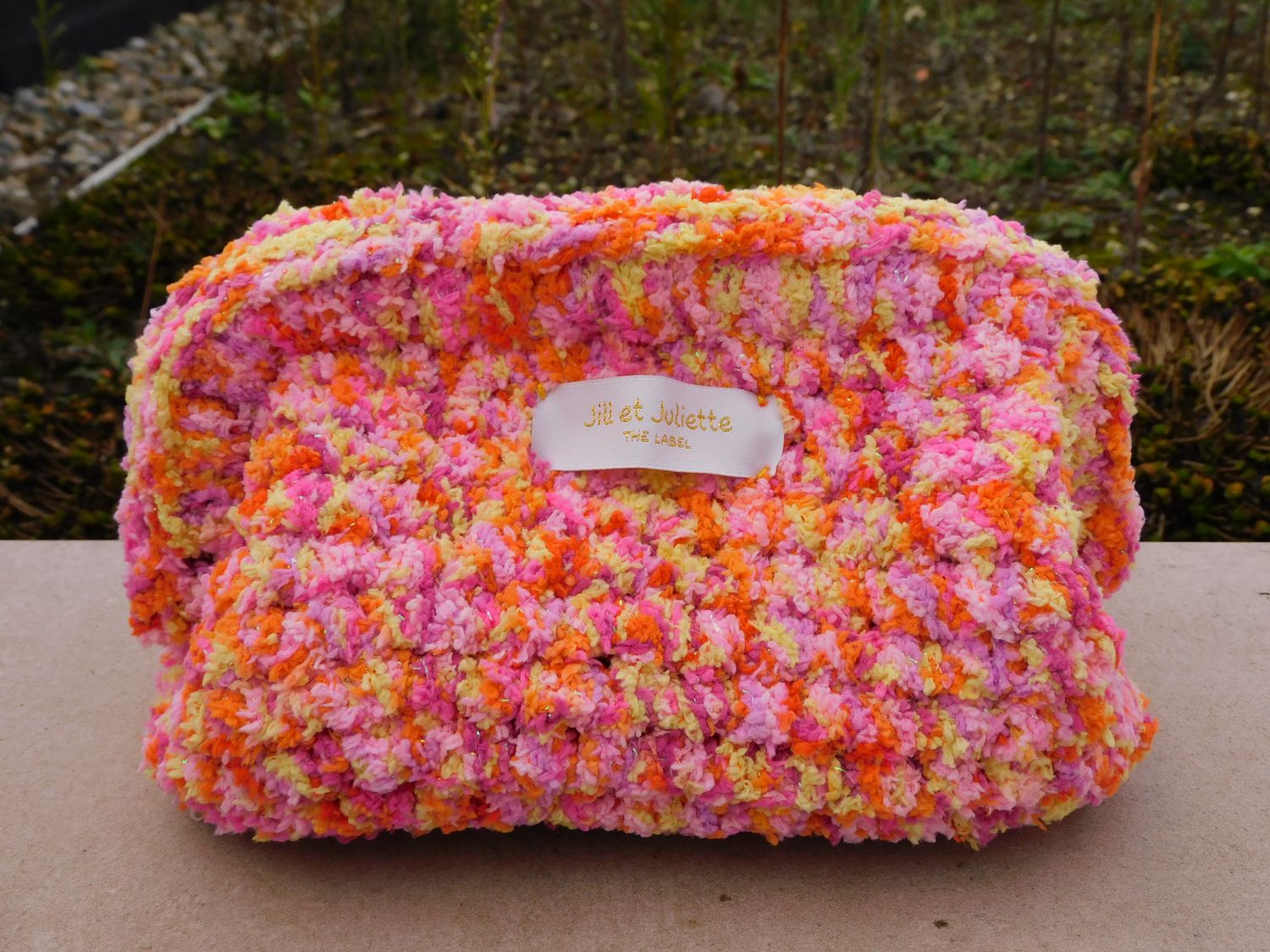 Fluffy Féline tas - lichtroze - small
