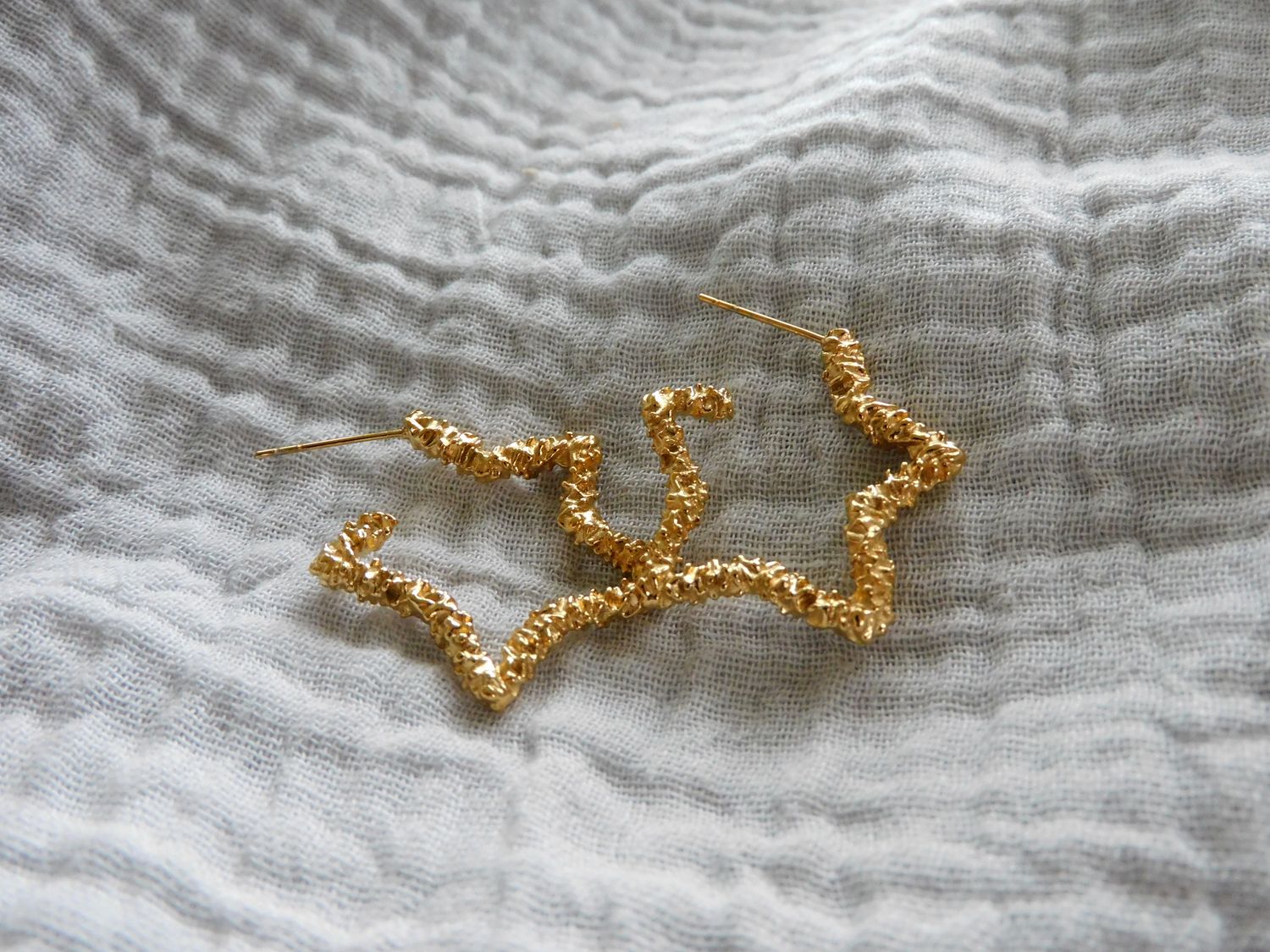 Stars oorbellen - goud
