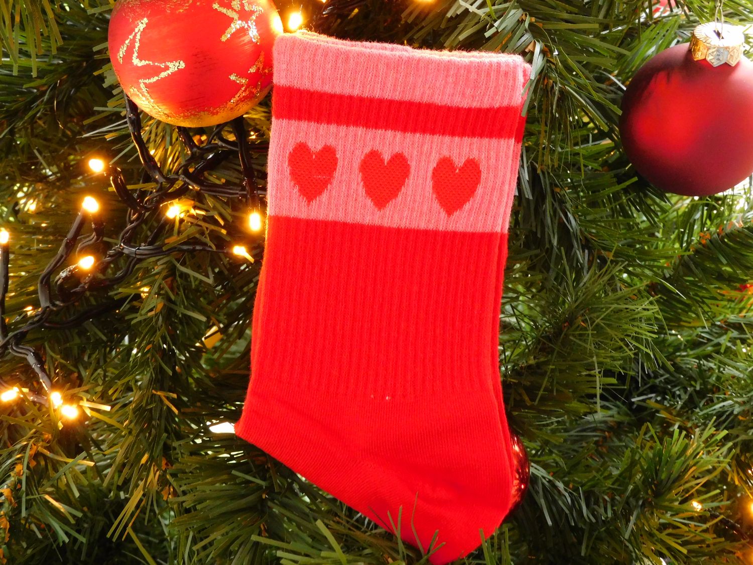 Endless love sokken - rood