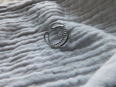 Double ring - zilver