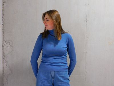 Fien coltrui - petrolblauw