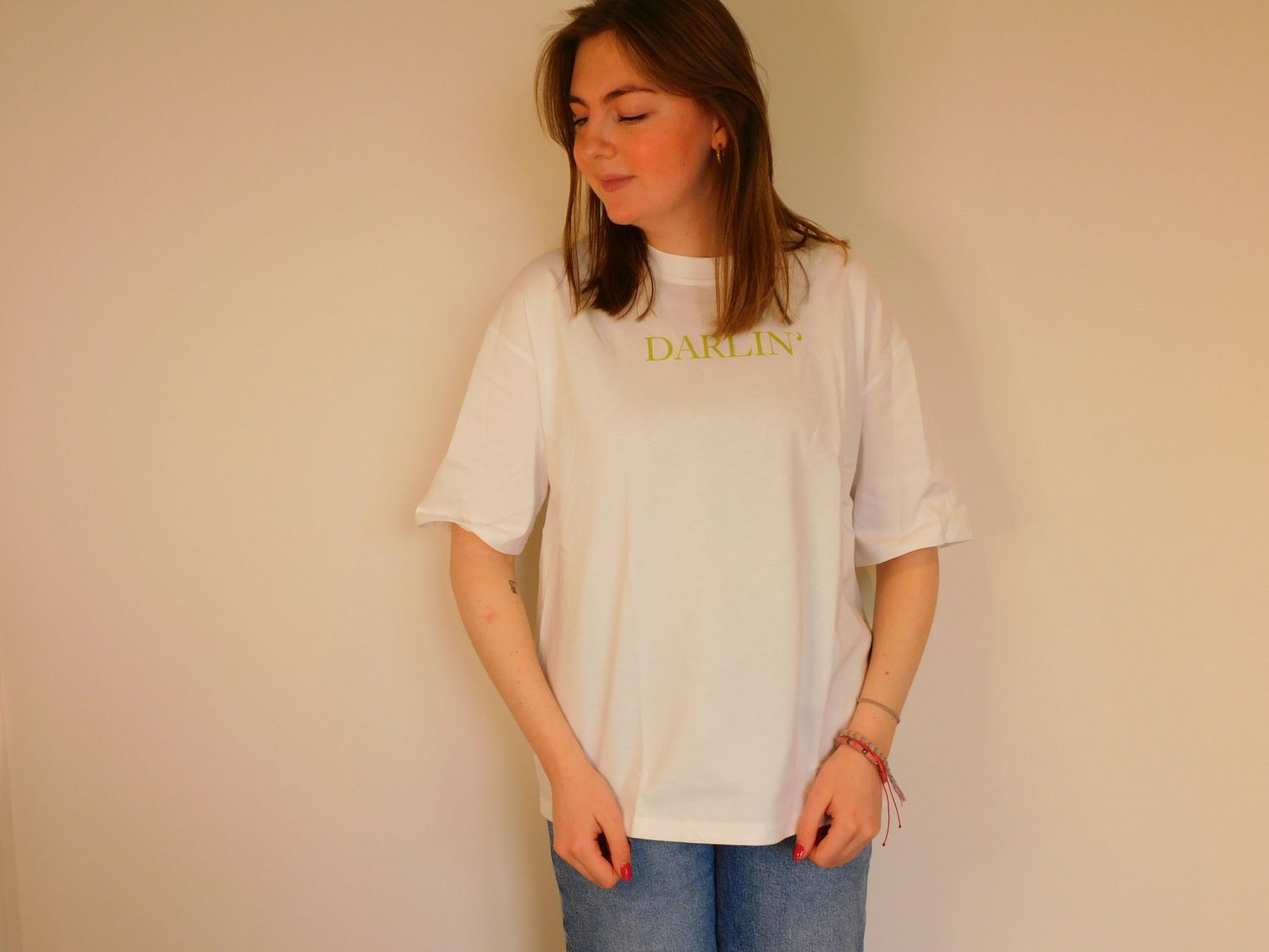 Alba t-shirt - limoen