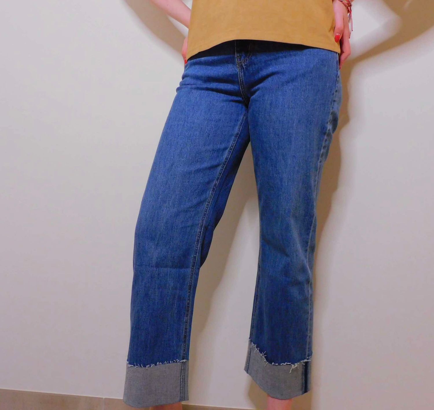 Floor jeans - blauw