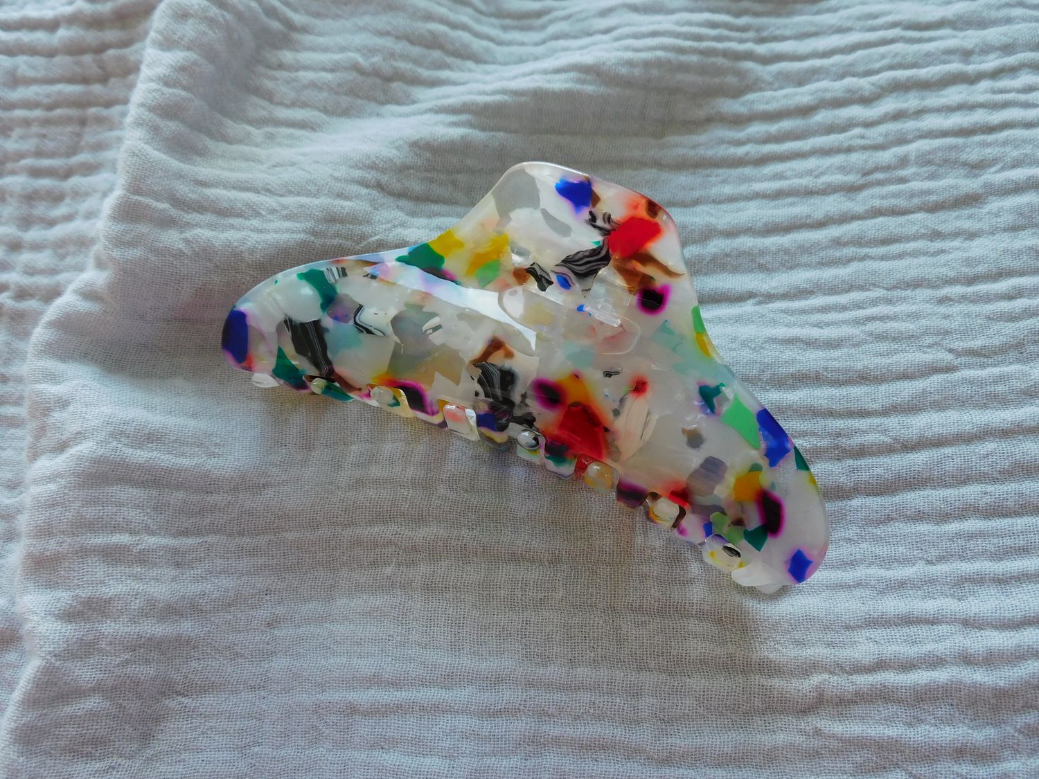White Sprinkle haarspeld