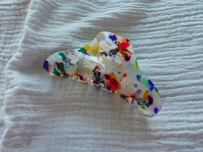 White Sprinkle haarspeld