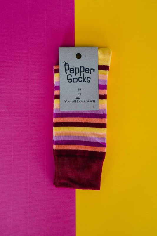 Pepper Socks - crazy stripes