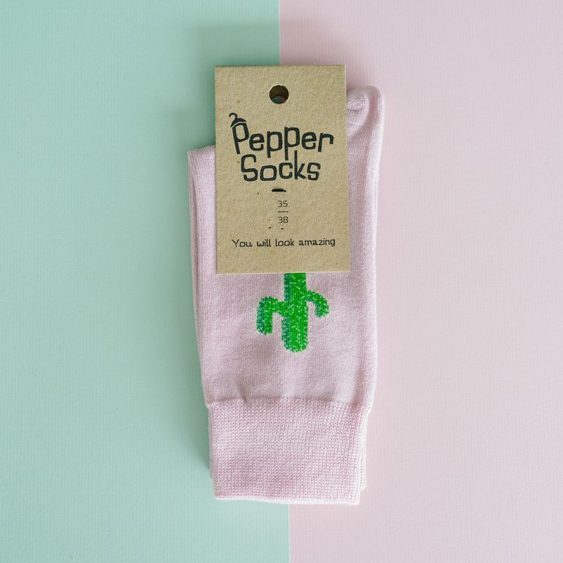Pepper Socks - glitter cactus