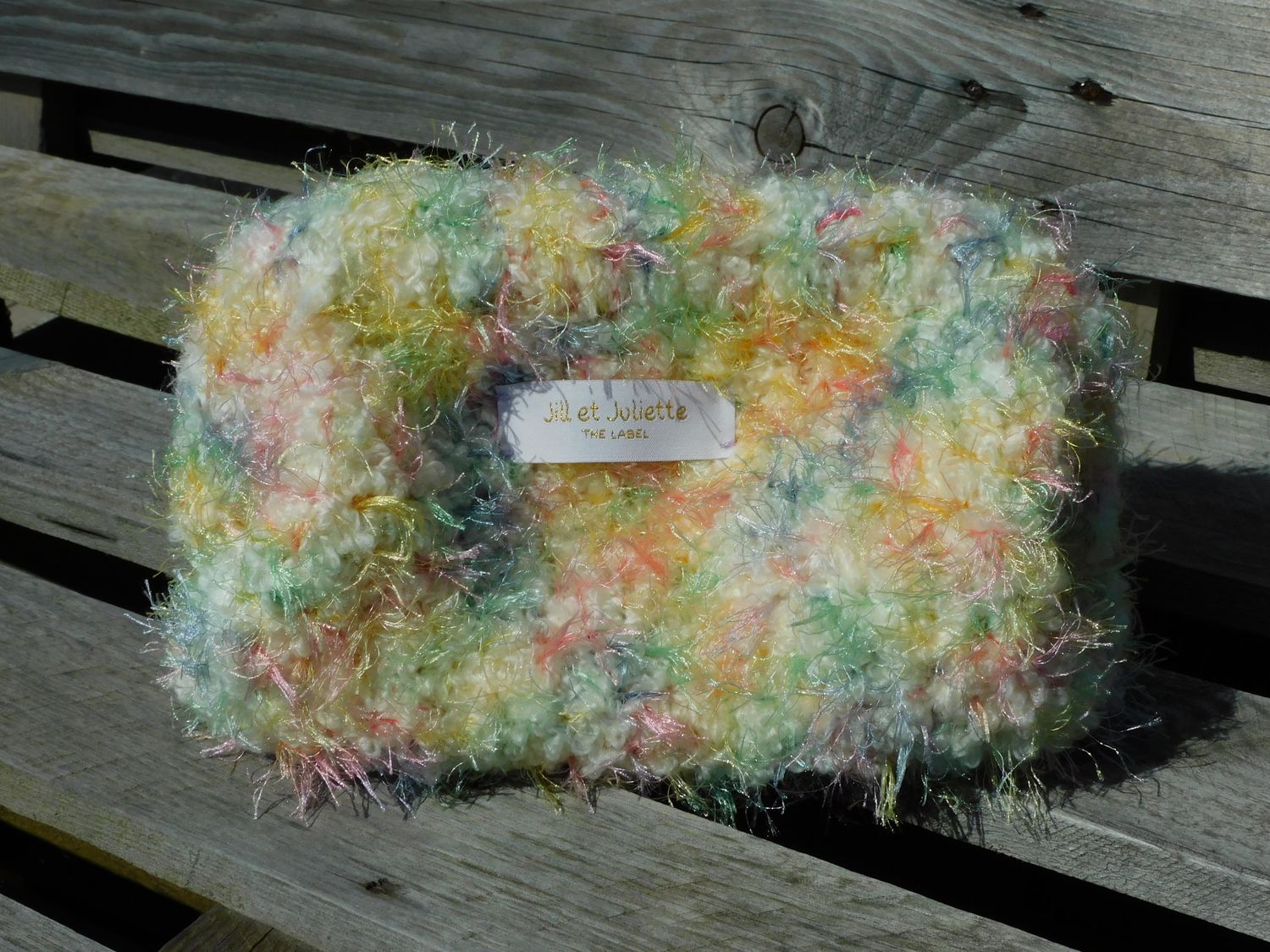 Feather Heather tas - wit pastel - small