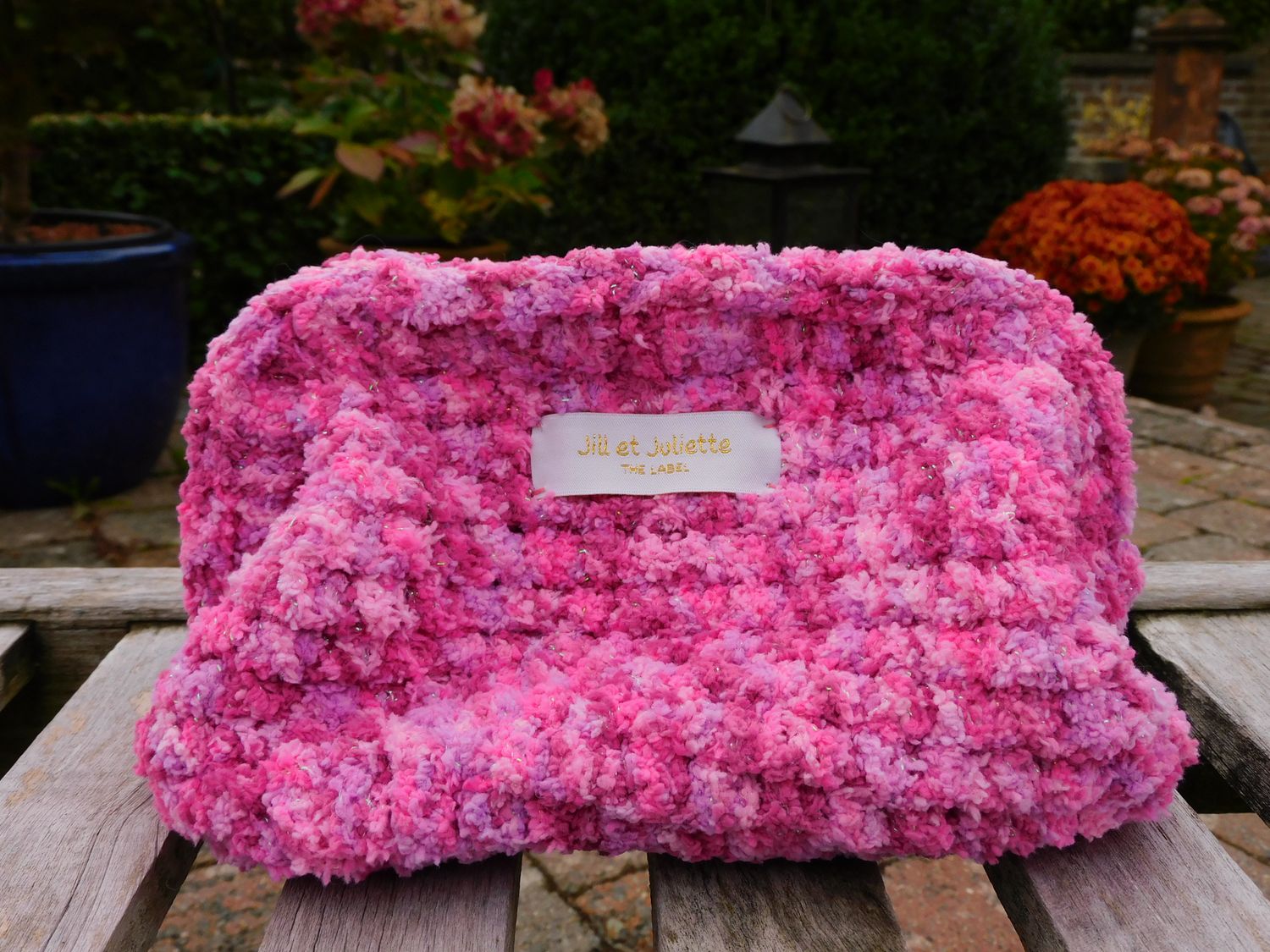 Fluffy Féline tas - lila - small