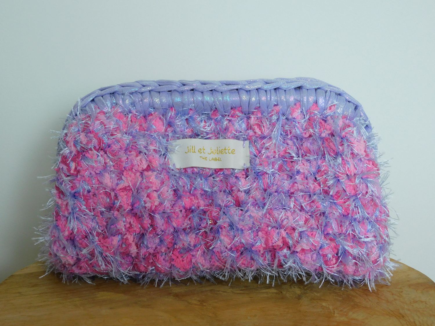 Feather Heather Metallic tas - roze &amp; paars - small