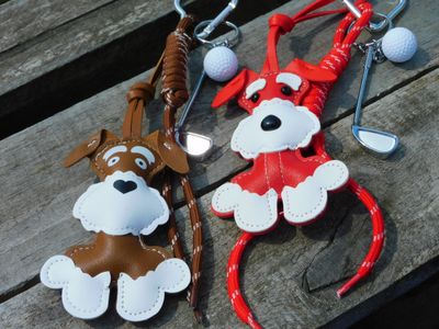 Bobbie bag charm - rood