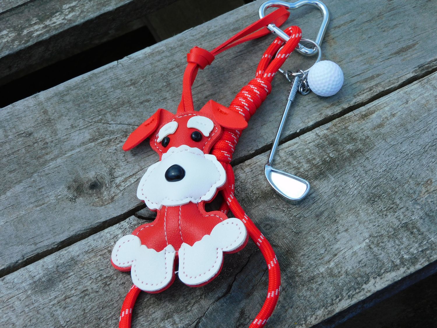 Bobbie bag charm - rood