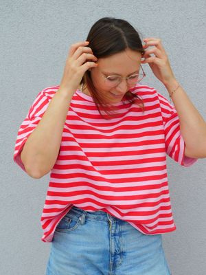 Lola t-shirt - roze &amp; rood