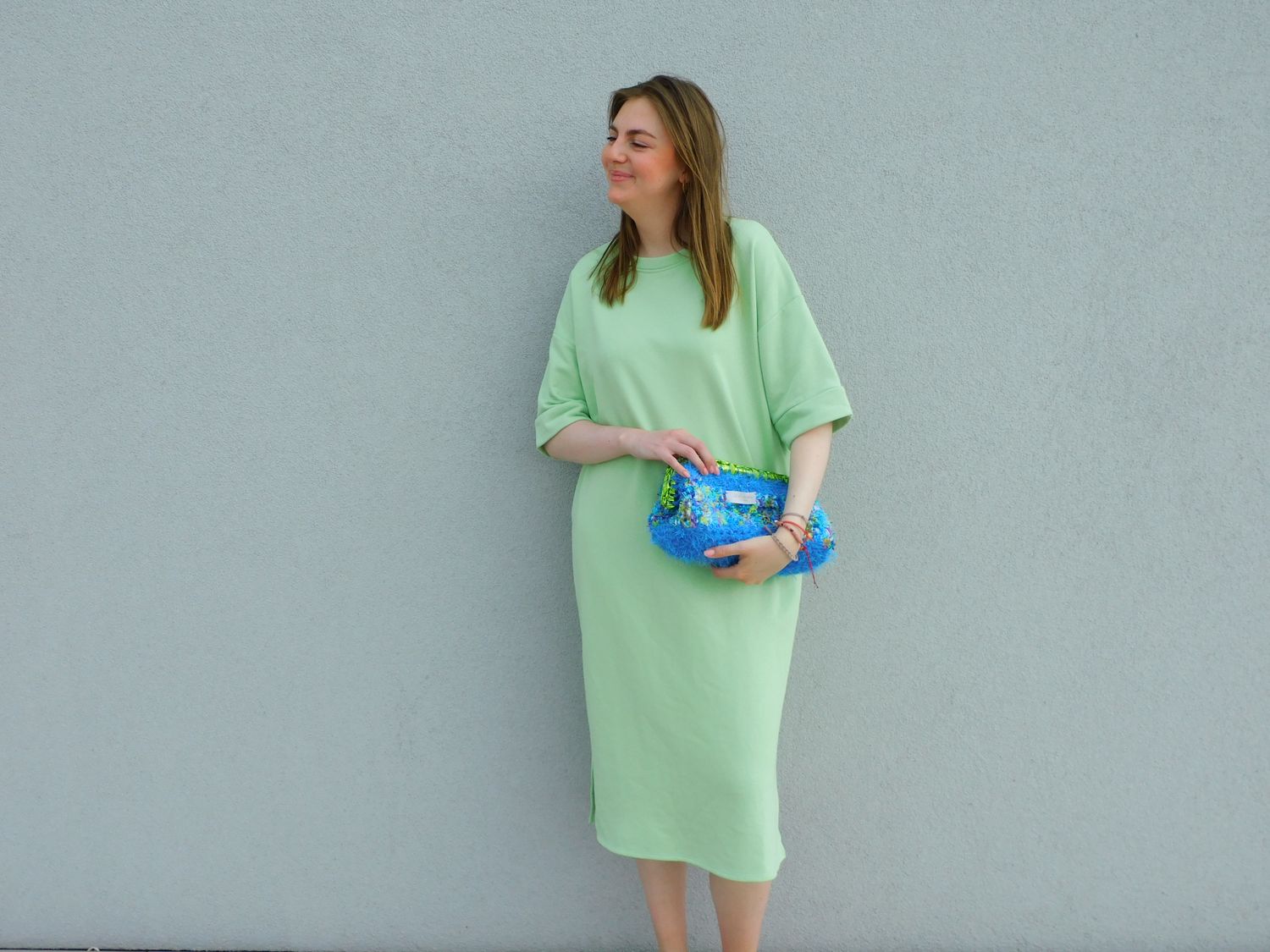 Ilona jurk - lichtgroen