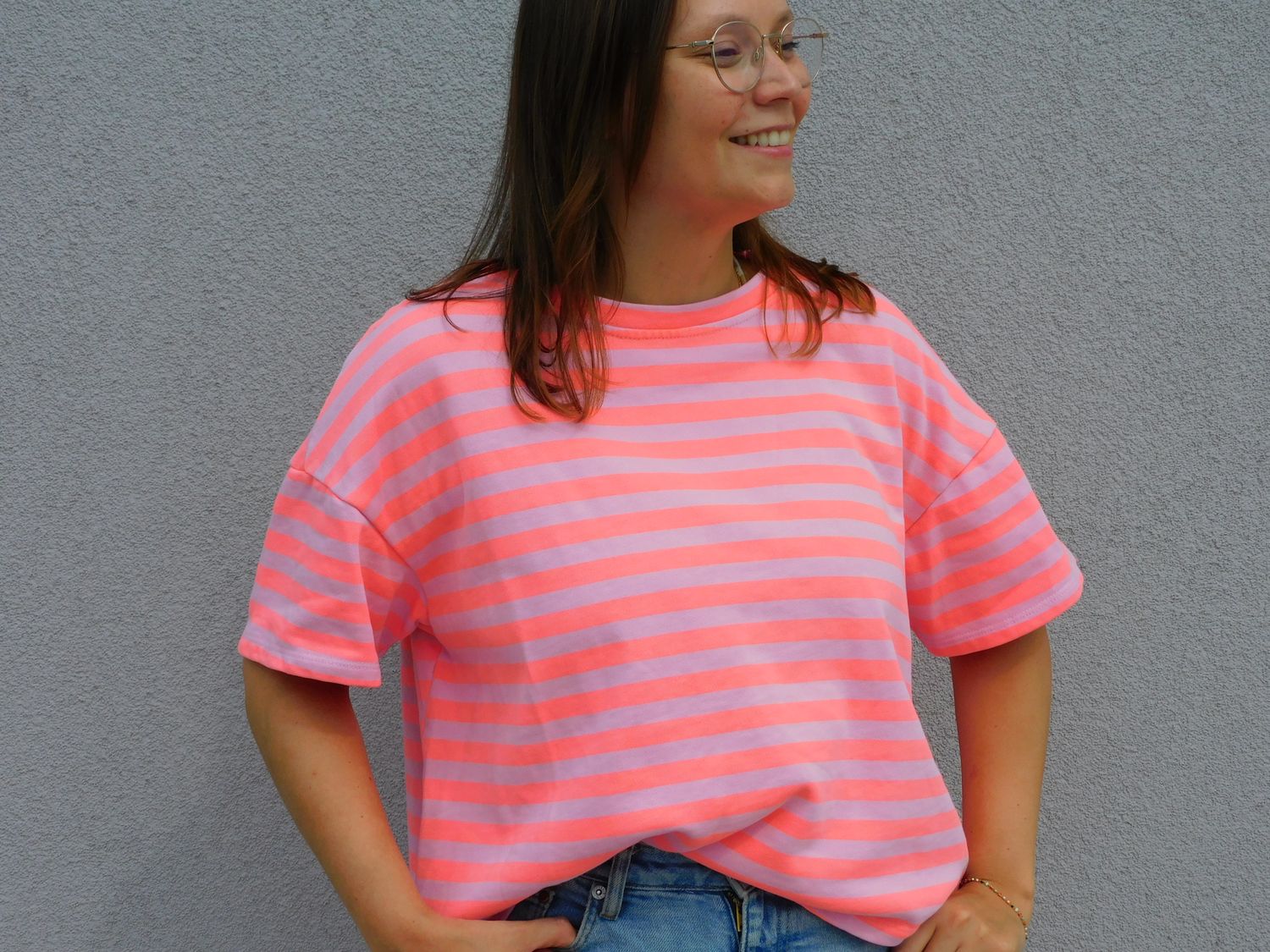 Lola t-shirt - roze fluo