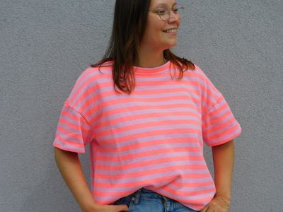 Lola t-shirt - roze fluo