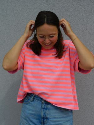 Lola t-shirt - roze fluo