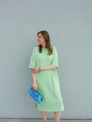 Ilona jurk - lichtgroen