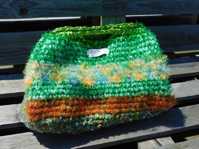 Feather Heather Metallic tas - groen - large