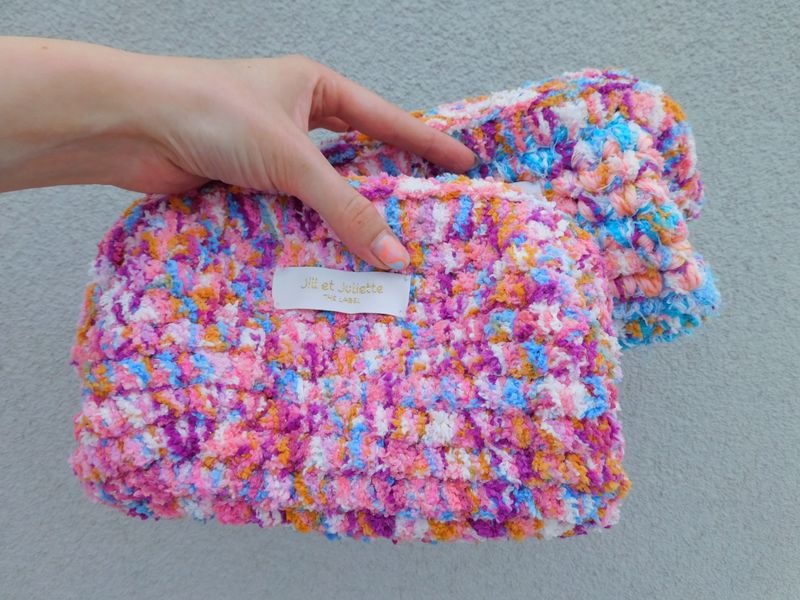 Fluffy Féline tas - multi - small