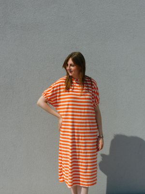 Betsy jurk - oranje