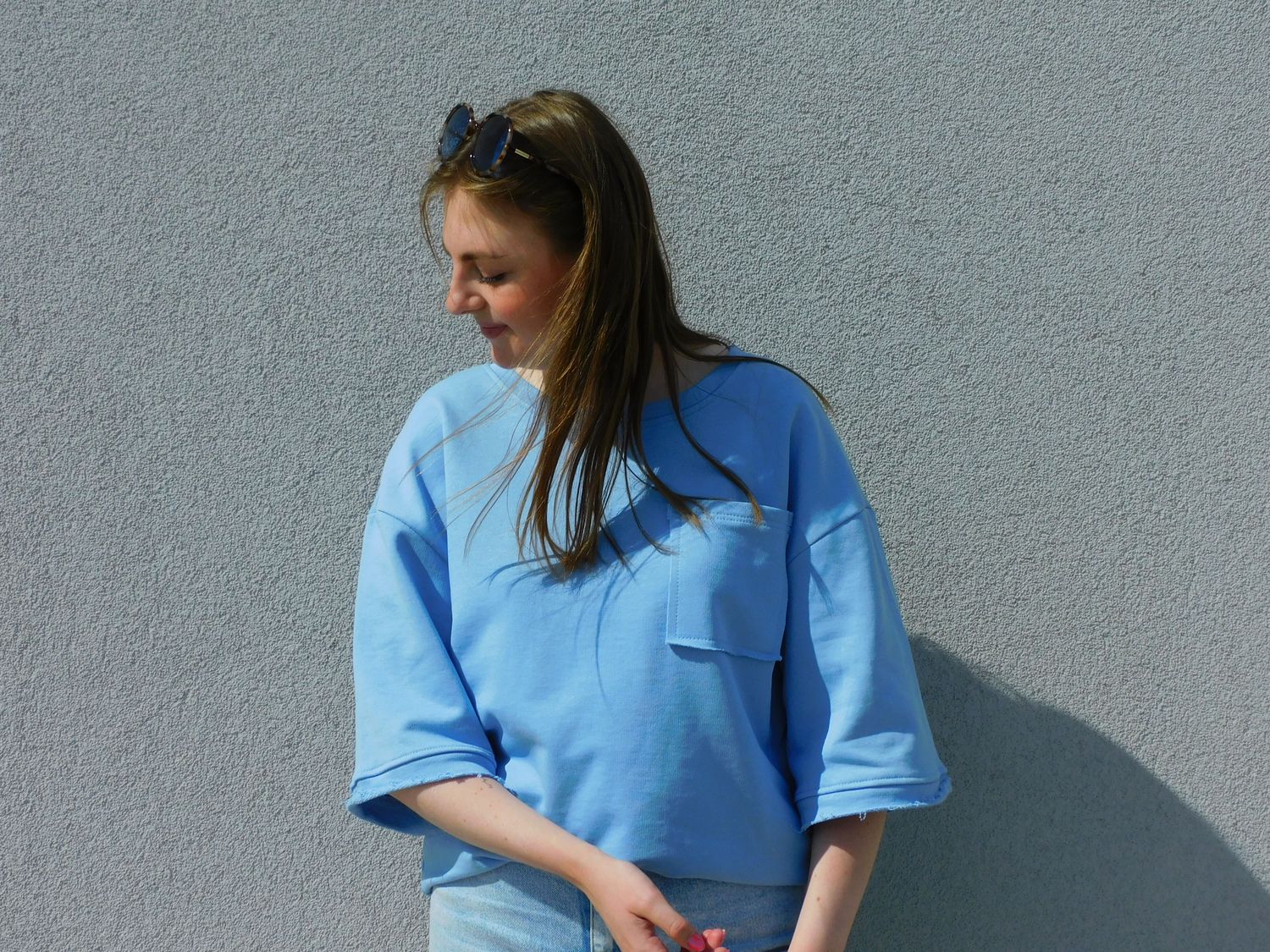 *DEFAULT* Isolde t-shirt - lichtblauw