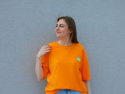 Jill t-shirt - oranje