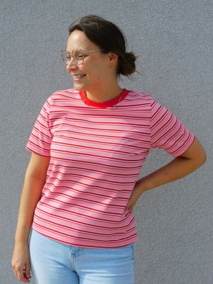 Elisa t-shirt - roze &amp; rood