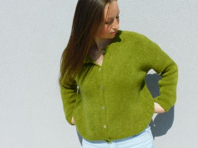 Agnes cardigan - olijfgroen