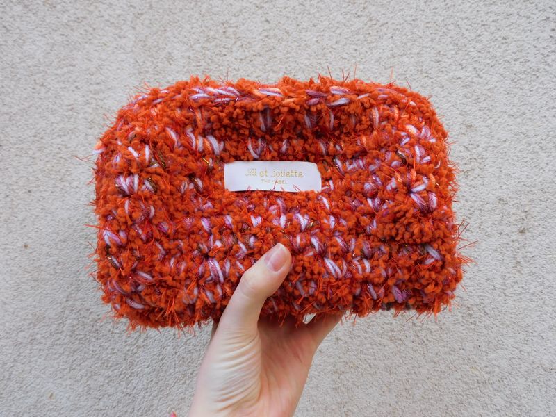 Fluffy Féline tas - roest - small