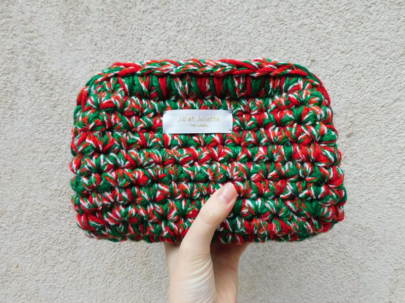 Recycled Ruby tas - christmas - small