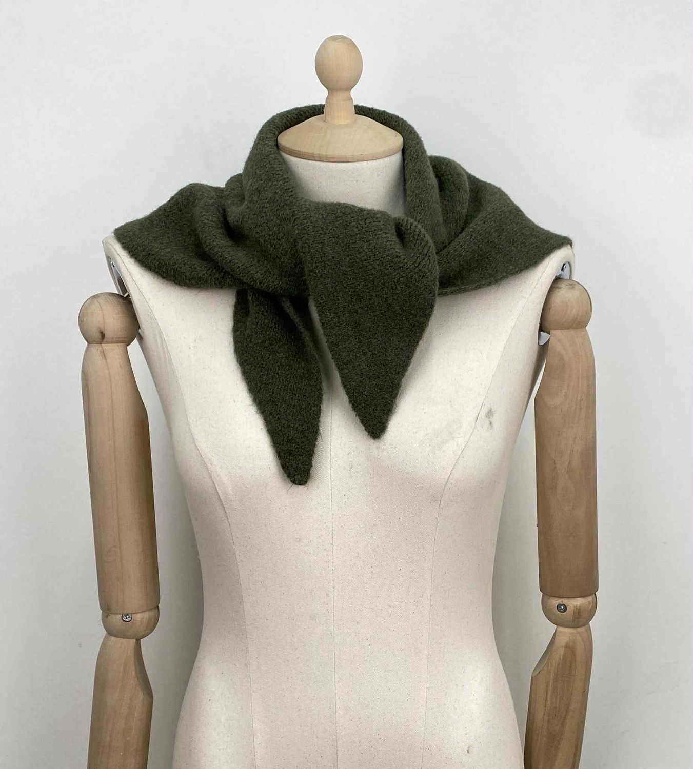 Uni driehoek sjaal - kaki