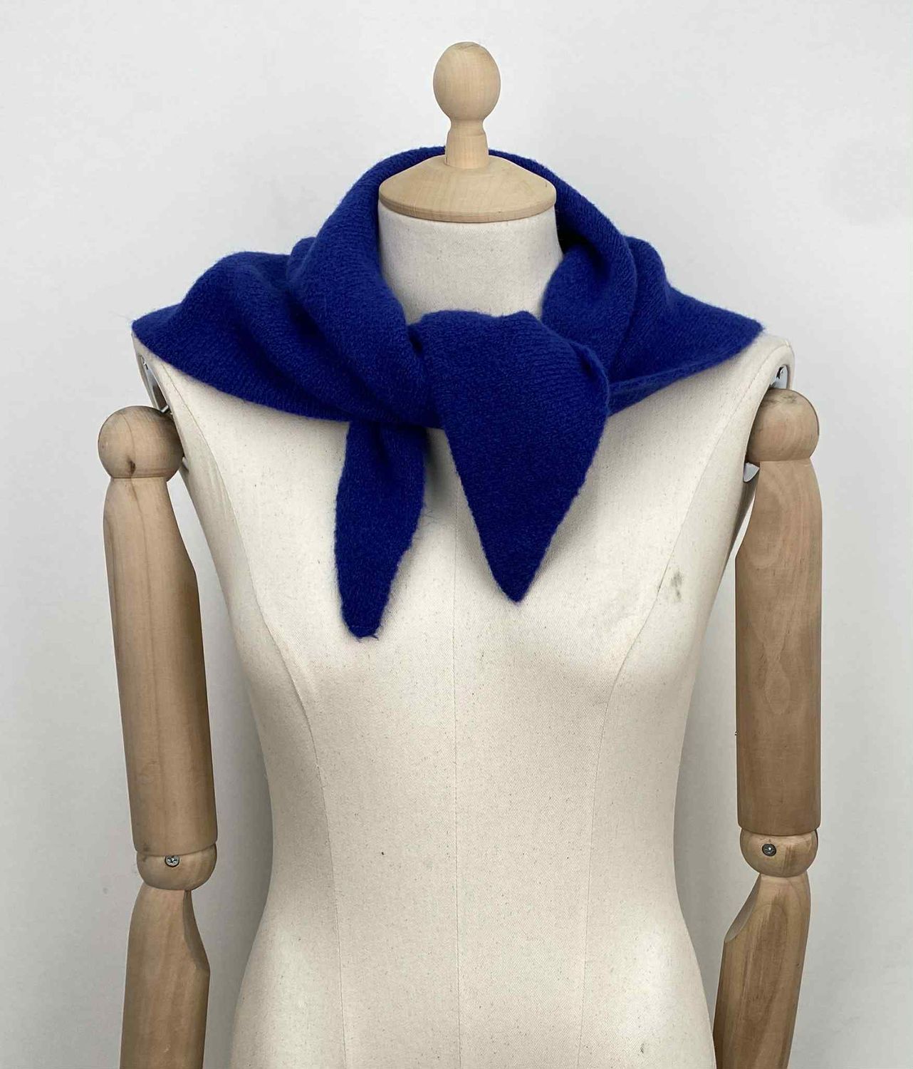 Uni driehoek sjaal - blauw